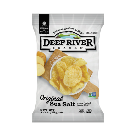 Deep River Snacks Kettle Potato Chip Original Salted 1 oz., PK80 17774